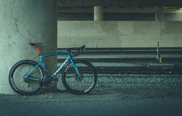 Велосипед, город, улица, рельсы, road bike, дорожник, Specialized Bicycle