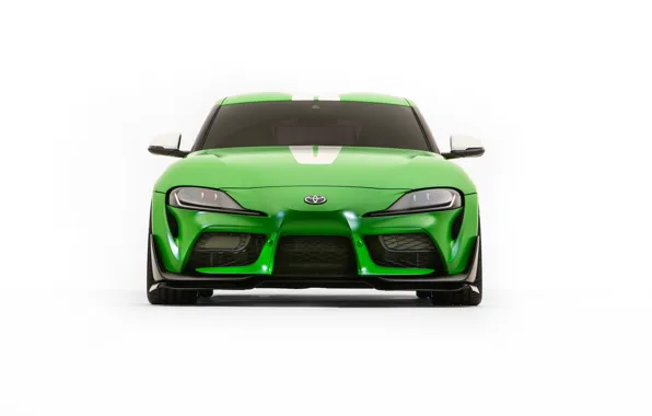 Toyota, вид спереди, Supra, 2019, GR Supra, A90, SEMA 2019, Wasabi Concept