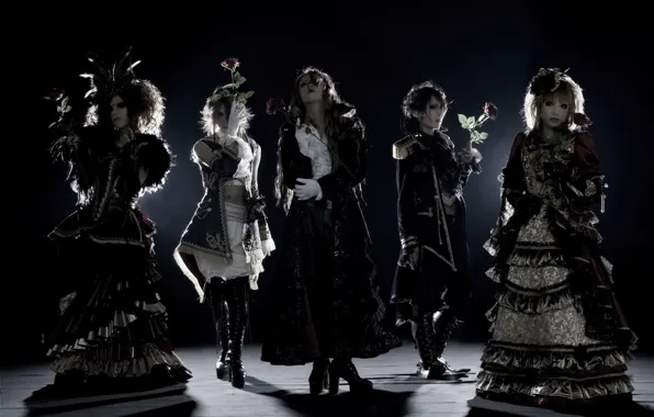 Картинка Japan, музыкальная группа, Jasmin You, Teru, Versailles, Hizaki, Kamijo, Yuki