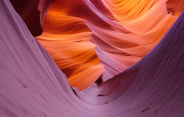 Аризона, USA, США, rock, Каньон Антилопы, Arizona, Antelope Canyon, canyon
