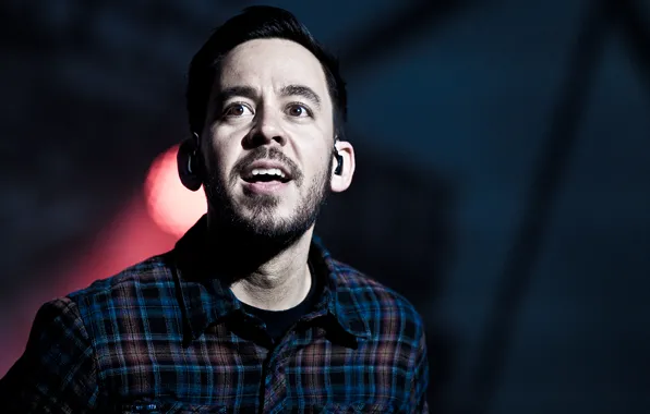 Music, rock, 2011, Linkin Park, Mike Shinoda, stage, flannel, Mike Kenji Shinoda