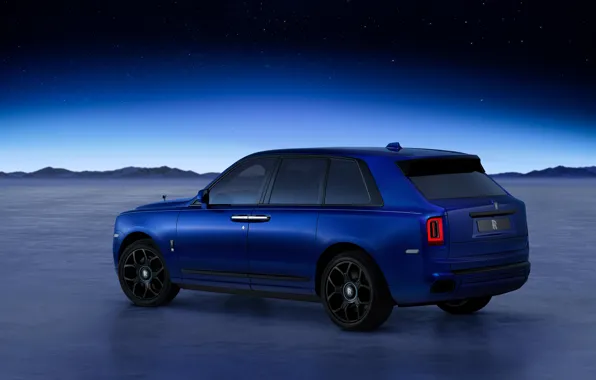 Картинка Rolls-Royce, Cullinan, Rolls-Royce Cullinan Black Badge Blue Shadow
