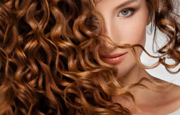 Картинка model, redhead, hair, curls