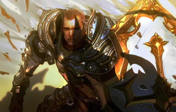 Щит, blizzard, diablo 3, крестоносец