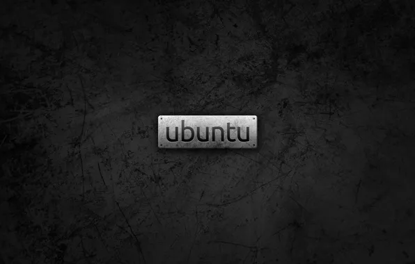 Логотип, Metal, logo, Linux, style, Линукс, Ubuntu, Убунту