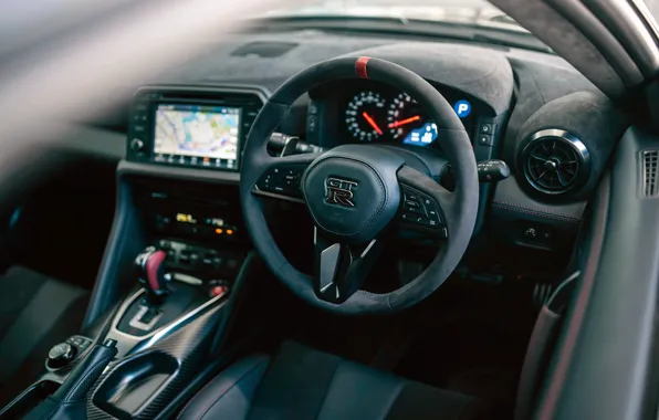 Картинка Nissan, GT-R, steering wheel, 2023, Nissan GT-R Nismo Special Edition