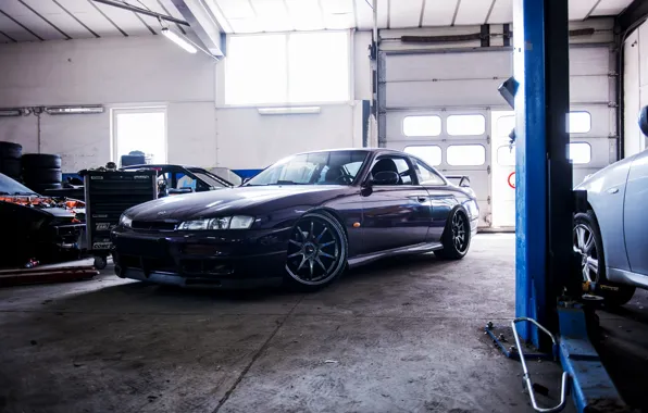 Nissan, Front, Side, Nissan Silvia, Silvia S14, Service