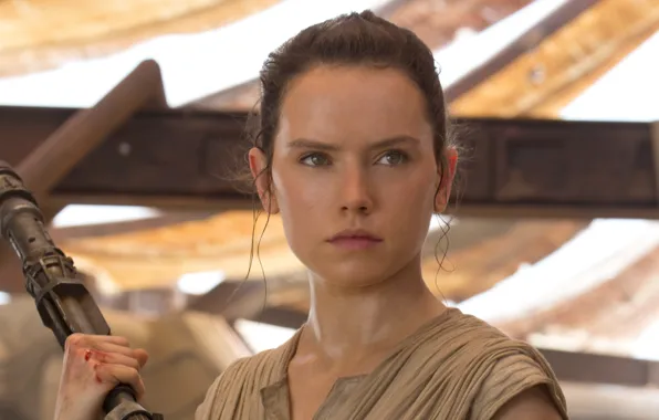 Cinema, Star Wars, movie, film, Star Wars: Episode VII: The Force Awakens, Daisy Ridley Rey