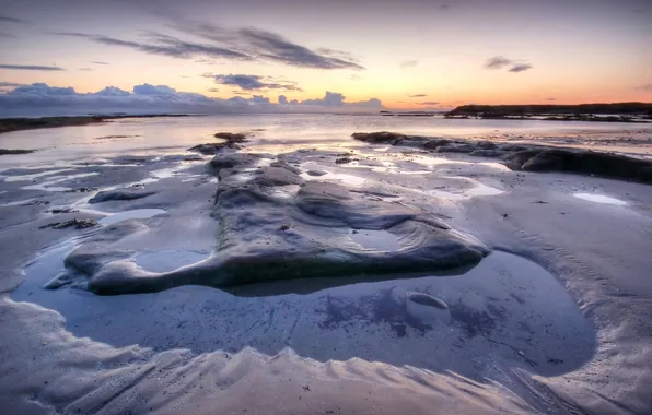 Песок, море, пляж, небо