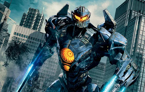 Картинка robot, science fiction, Pacific Rim, movies, Uprising, Jaegers