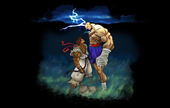 Street Fighter, Ryu, Sagat