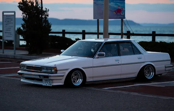 Toyota, stance, Cresta, gx71