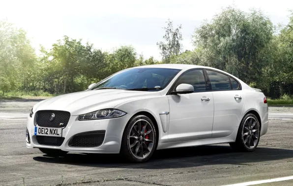 Jaguar, Белый, Машина, Ягуар, Desktop, Car, Автомобиль, White