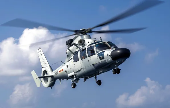 Картинка sky, helicopter, antisubmarine, Chinese Navy, Z-9D