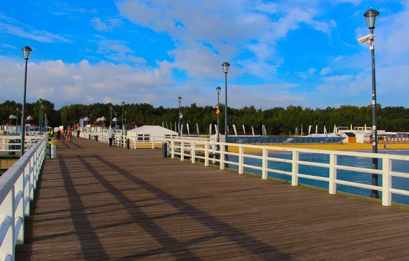 Sea, ocean, pier