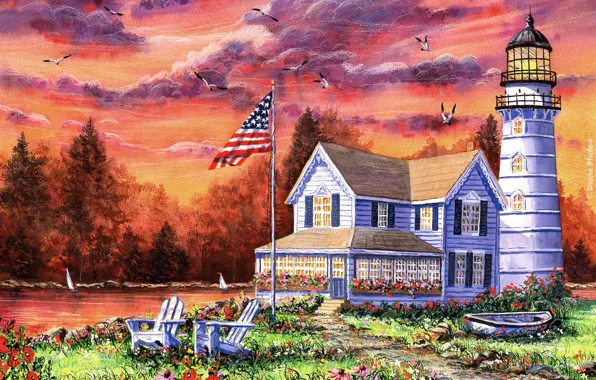 Art, Painting, Quiltscapes