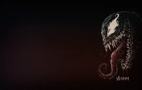 Язык, Зубы, Marvel, Веном, Venom, Симбиот, Creatures, by Bogdan Timchenko