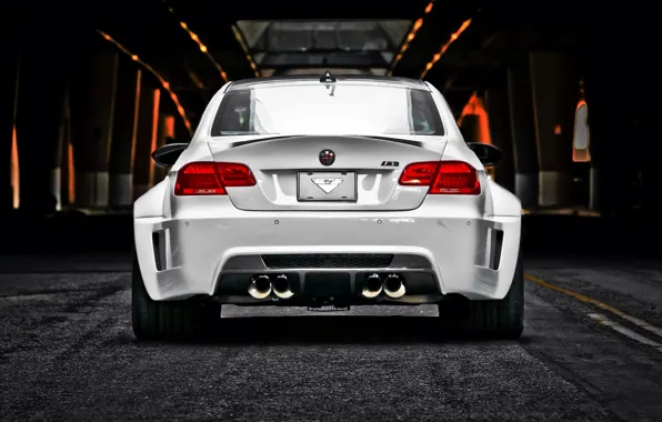 Bmw, зад, white, Vorsteiner, tuning, coupe, GTRS3, e92