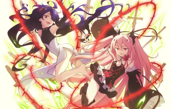 Девушки, Owari no Seraph, Последний серафим, Крул, Ашурамару