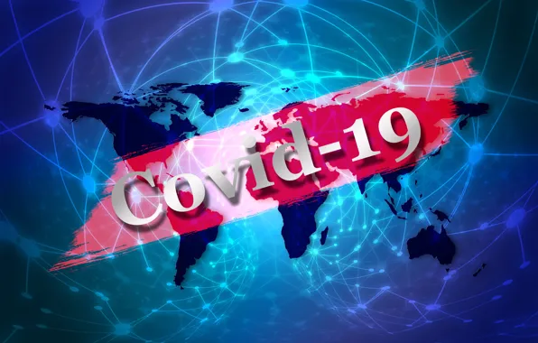 Картинка планета, угроза, коронавирус, COVID-19