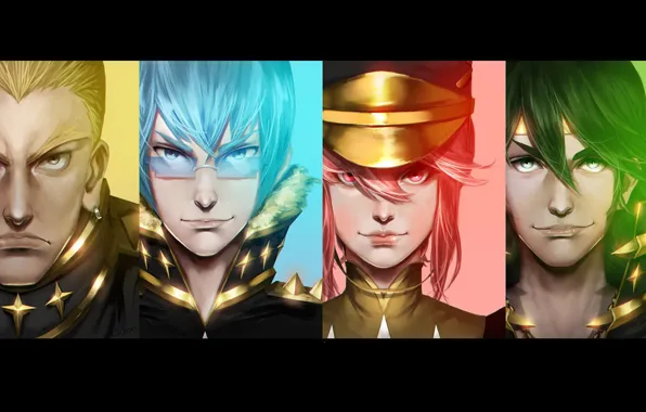 Anime, man, japanese, uniform, seifuku, Kill la Kill