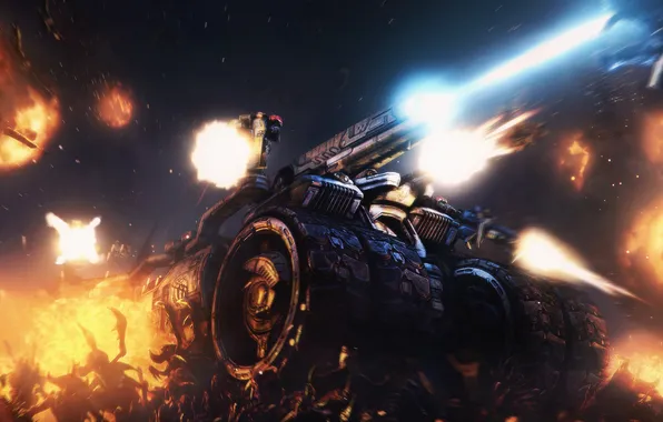 Картинка fire, war, Leviathan, Unreal Tournament 3