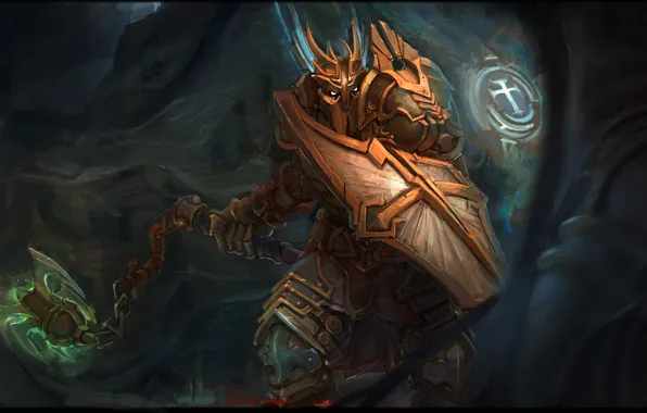 Щит, Diablo 3, крестоносец, reaper of souls