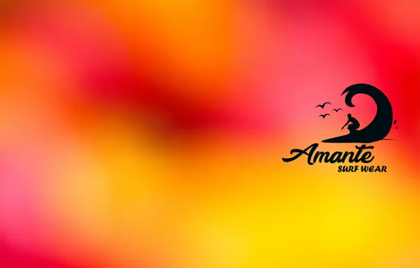 Logo, surf, sports, amante