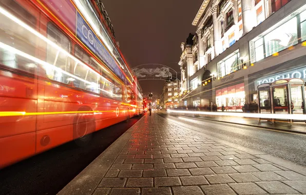 Картинка город, Лондон, Ghost Bus