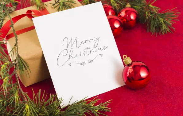 Картинка Новый Год, Рождество, лента, подарки, Christmas, box, wood, New Year