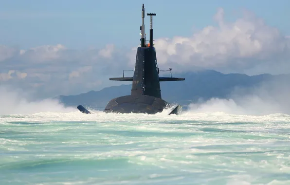 Япония, субмарина, S-516, JS Raigel