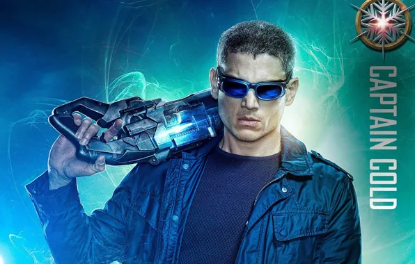 Gun, blizzard, Wentworth Miller, weapon, style, power, snow, man