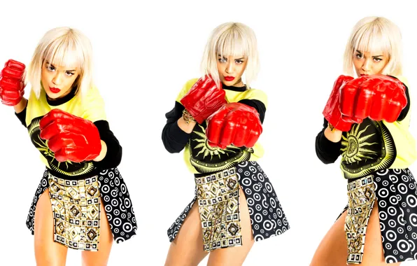 Картинка перчатки, Rita Ora, Jingle Ball