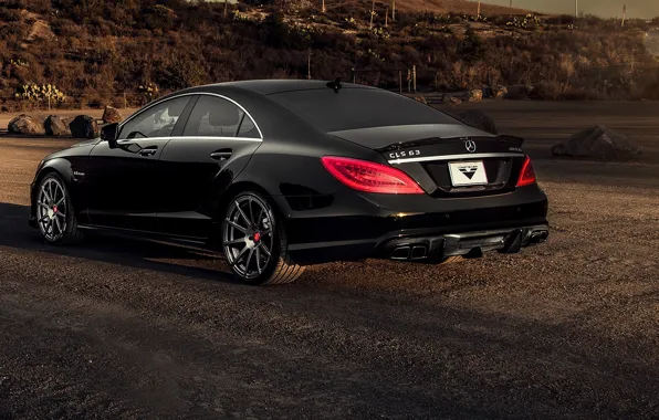 Картинка черный, Mercedes-Benz, седан, мерседес, AMG, Black, Sedan, C218