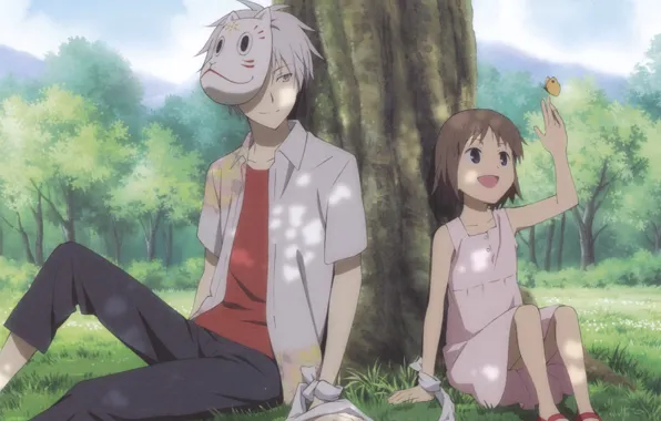 Маска, Аниме, Anime, Hotarubi no Mori e, В лес где мерцают светлячки