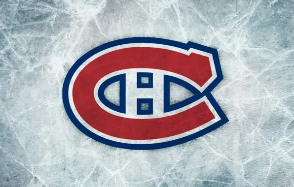 Картинка лед, Монреаль, эмблема, NHL, НХЛ, Montreal Canadiens, хоккейный клуб, Монреаль Канадиенс