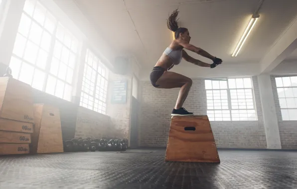 Jump, female, Crossfit