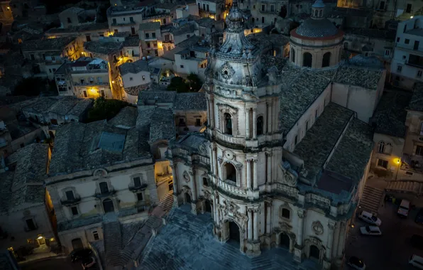 Italy, Sicily, Modica, Duomo di San Giorgio