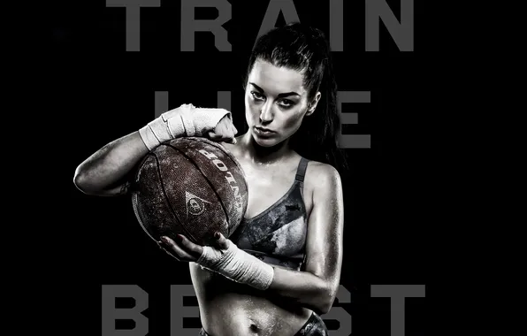 Картинка Woman, Basketball, Athlete