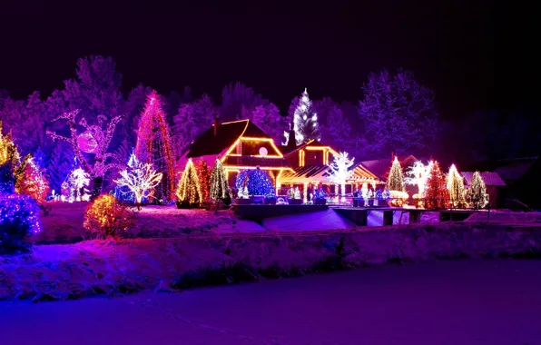 Елка, Рождество, подарки, Новый год, christmas, new year, гирлянда, праздничная атмосфера