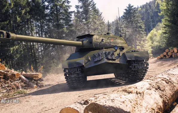 Танк, World of Tanks, ИС-3 с МЗ