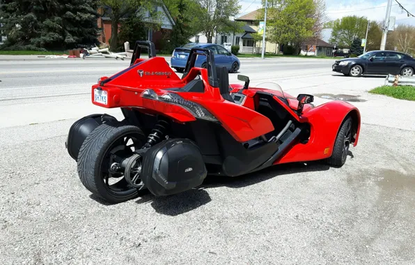 Beautiful, comfort, hi-tech, Polaris, Slingshot, tecnology, sporty, tricycle