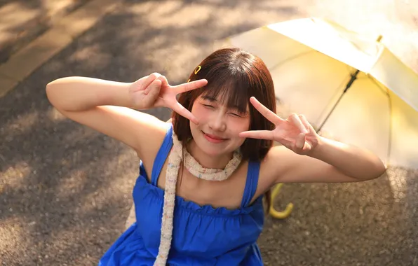 Beautiful, Asian, Model, Smile, Woman, Road, Cute, Pretty