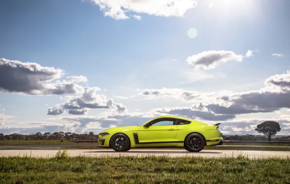 Mustang, Ford, вид сбоку, AU-spec, R-Spec, 2019, Australia version