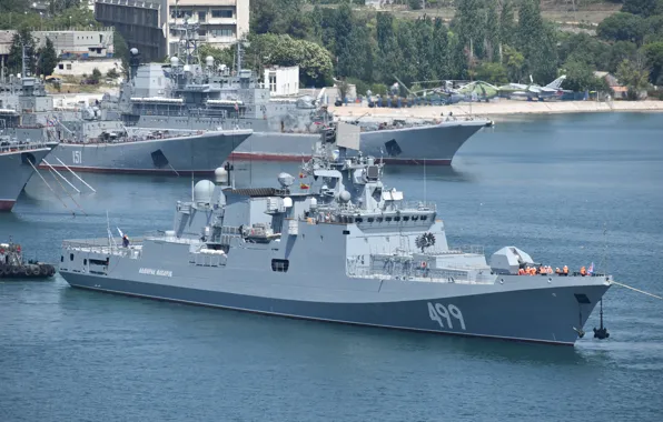 Фрегат, швартовка, Севастополь, проект 11356, Адмирал Макаров, автор Erne