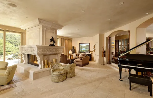 Living room, home, luxury, colorado, aspen