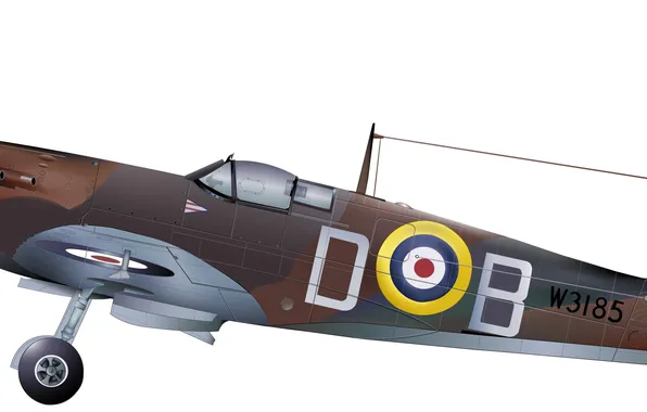 Картинка aircraft, WW2, WWII, Douglas Bader spitfire