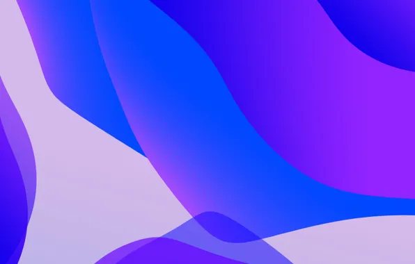 Apple, abstract, Blue, September, 2019, iOS 13, iPadOS