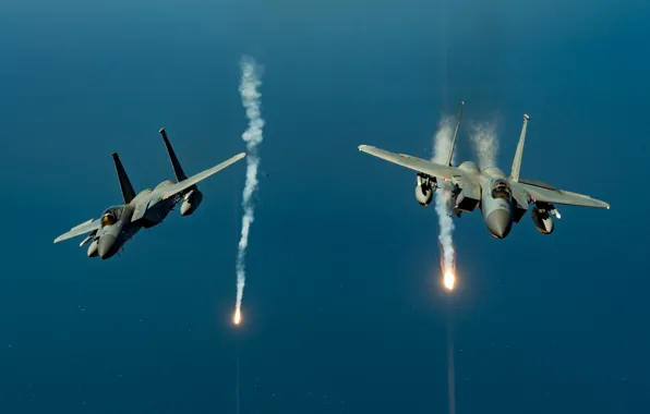 ВВС США, McDonnell Douglas F-15 Eagle, четвёртого поколения, американский всепогодный истребитель