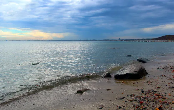 Beach, sea, water, baltic